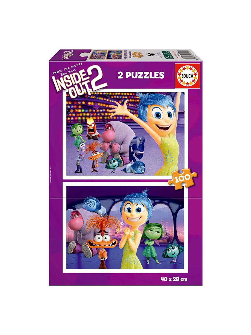 Çocuk Puzzle 2x100 Parça INSIDE OUT 2 20100