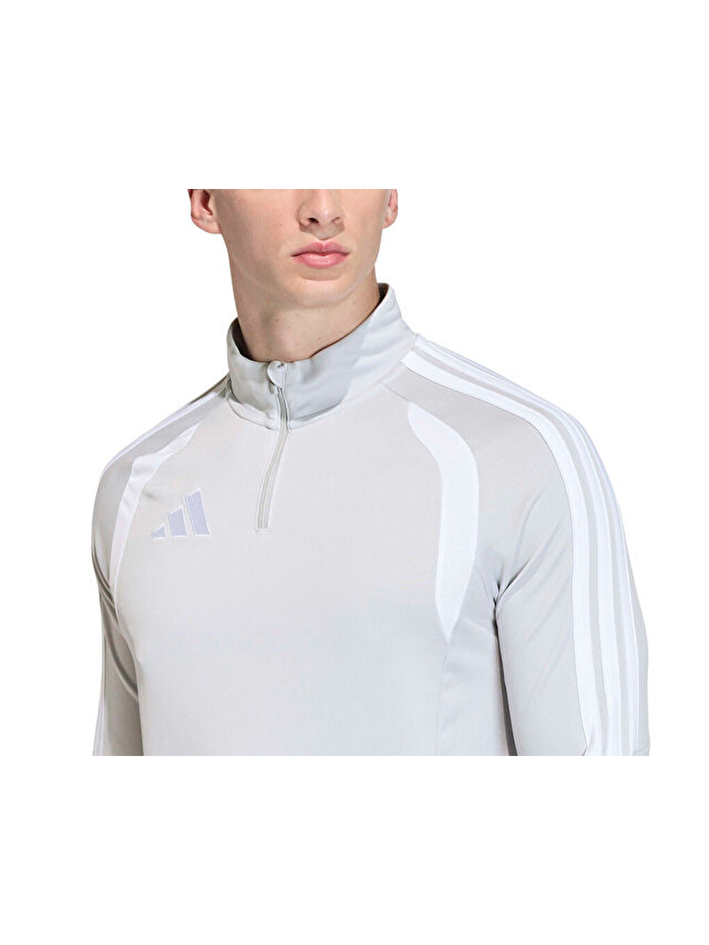 Tiro26l Tr Top Erkek Futbol Antrenman Uzun Kollu Tişört Jy9687 Gri-2