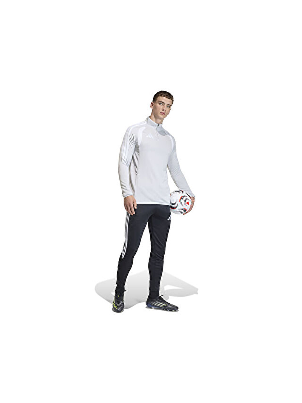 Tiro26l Tr Top Erkek Futbol Antrenman Uzun Kollu Tişört Jy9687 Gri-5