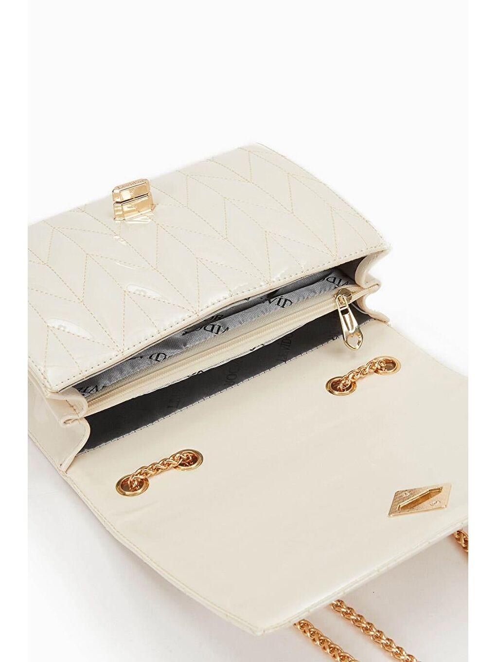 Kahverengi Krem Rugan  Kadın Omuz Çantası 930075-3