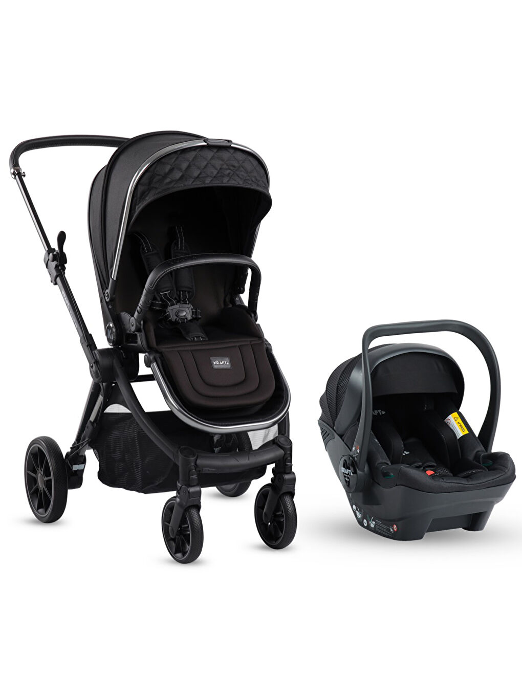 Napoli Travel Sistem Bebek Arabası Siyah