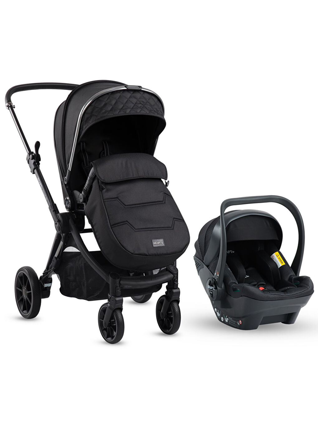 Napoli Travel Sistem Bebek Arabası Siyah-1