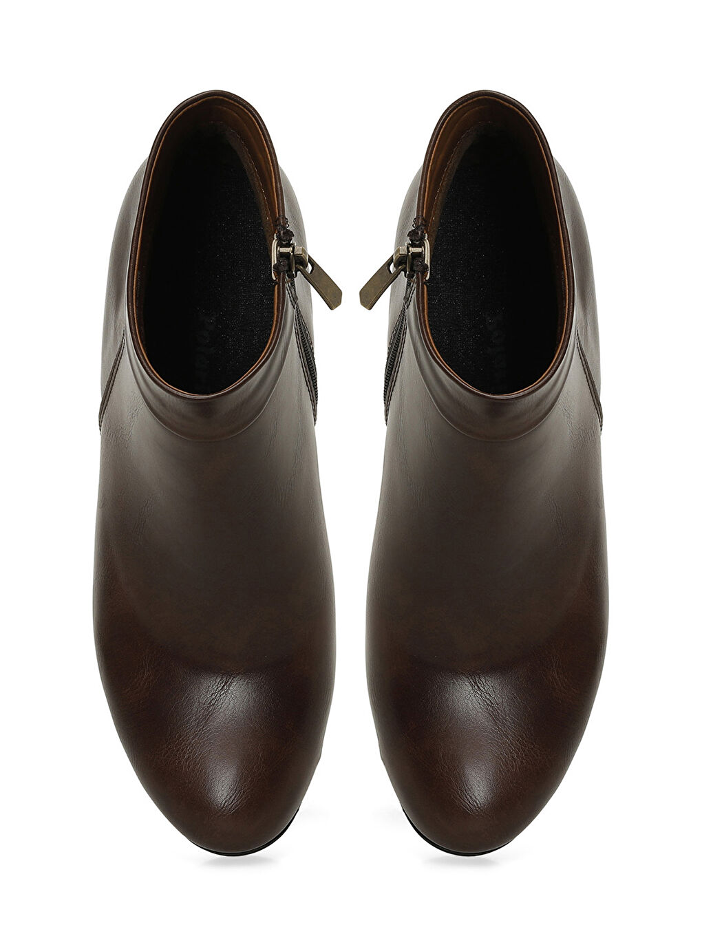 Kahverengi 166584.Z4PR Taba Kadın Topuklu Bot-3