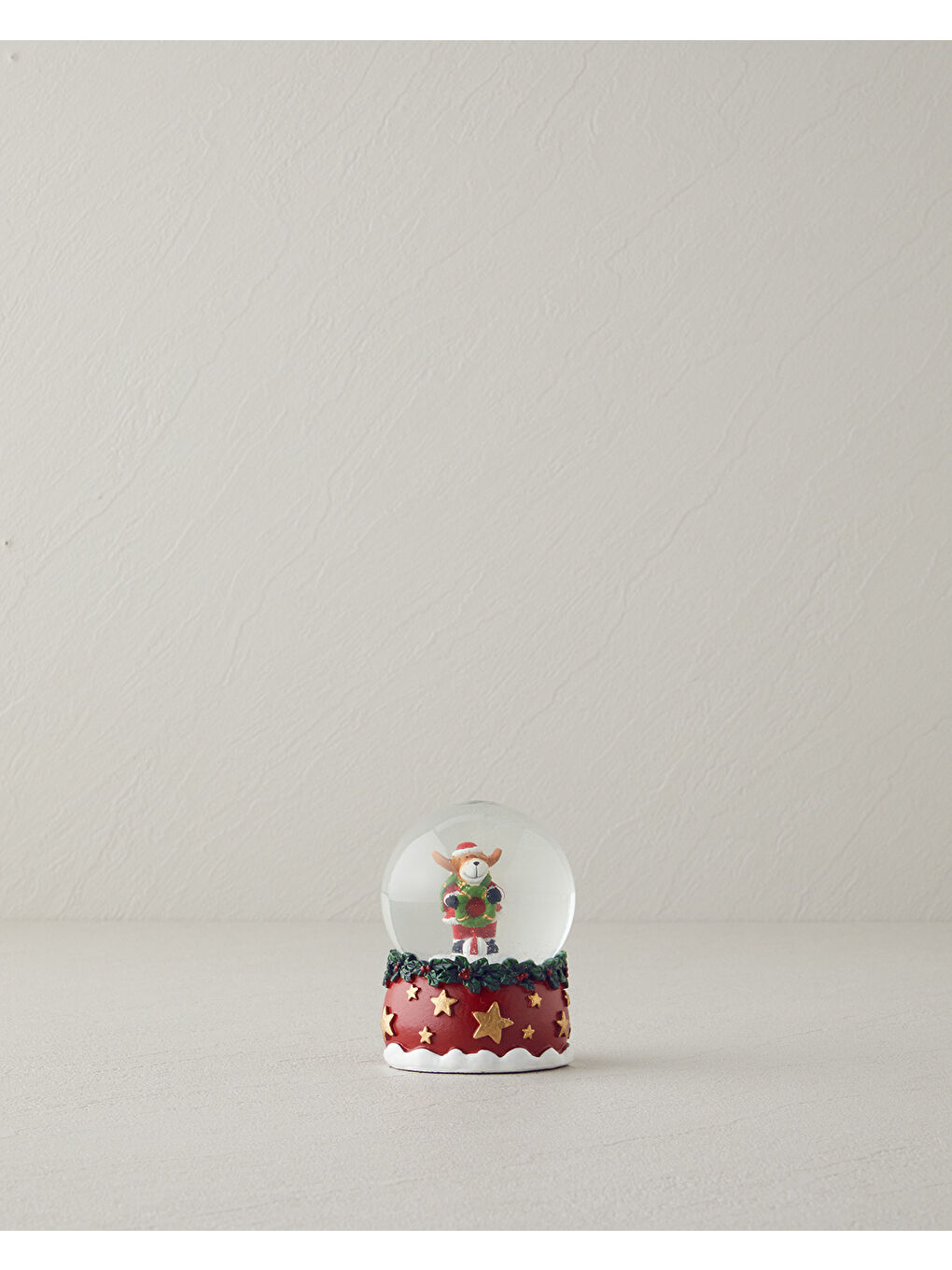 Tansy Kar Küresi 6x6x9 cm Kırmızı