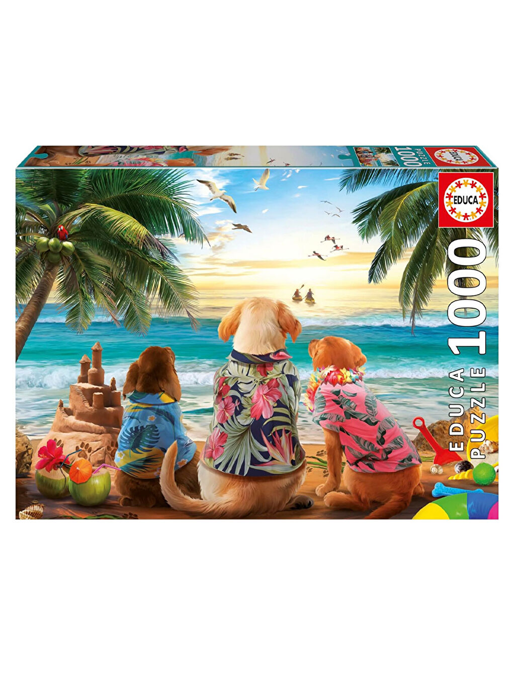 Puzzle 1000 Parça Sahildeki Köpekler 20291