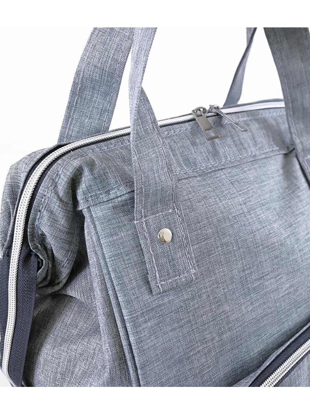 Anne Bebek Bakım Sırt Çantası Biberon Termoslu Sıvı Geçirmez Bebek Çantası-4