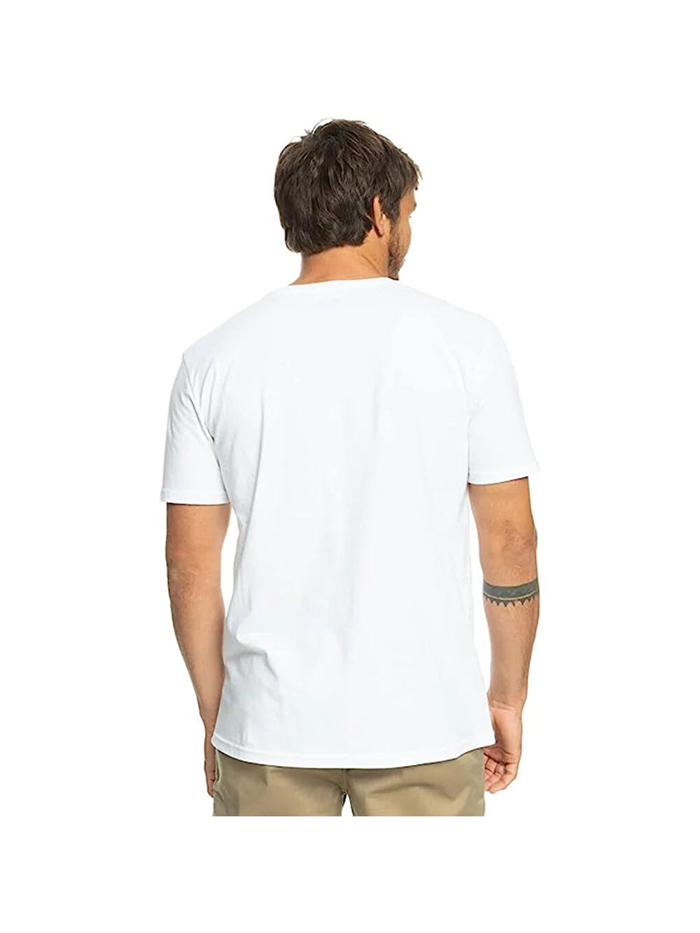 Beyaz Qsrockinskull Erkek Renkli Tişört-2