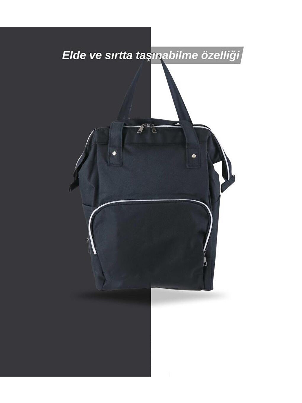 Anne Bebek Bakım Sırt Çantası Biberon Termoslu Sıvı Geçirmez Bebek Çantası-1