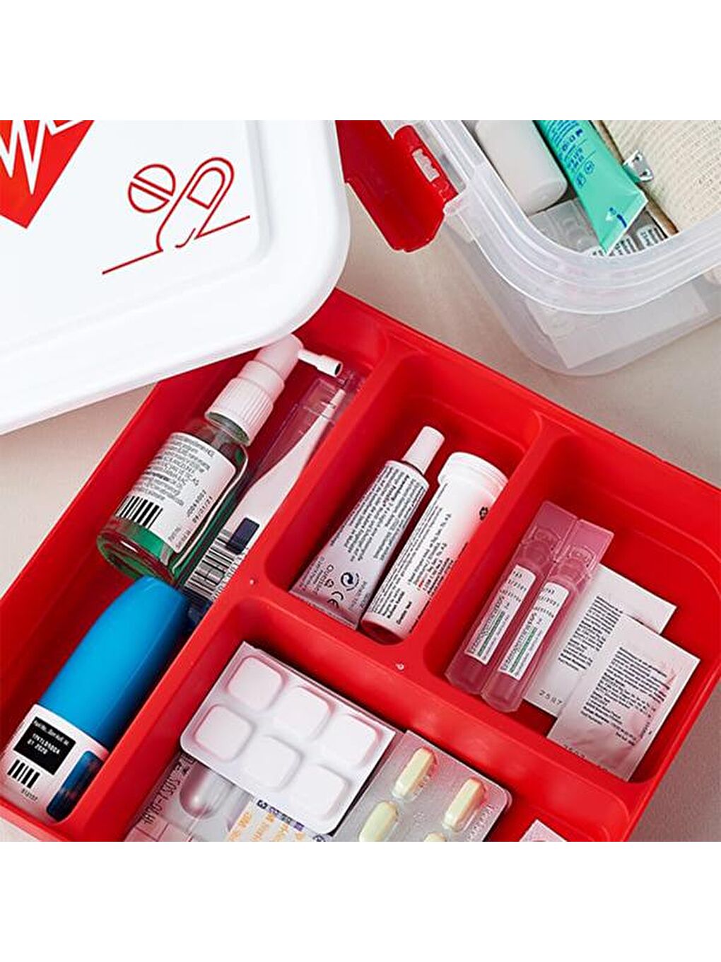 Karışık Plastik İlaç Kutusu - Asorti-4