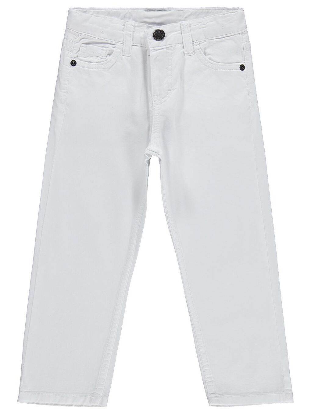 Boys 5 Cep Basic 2-5 Yaş Pantolon - Beyaz