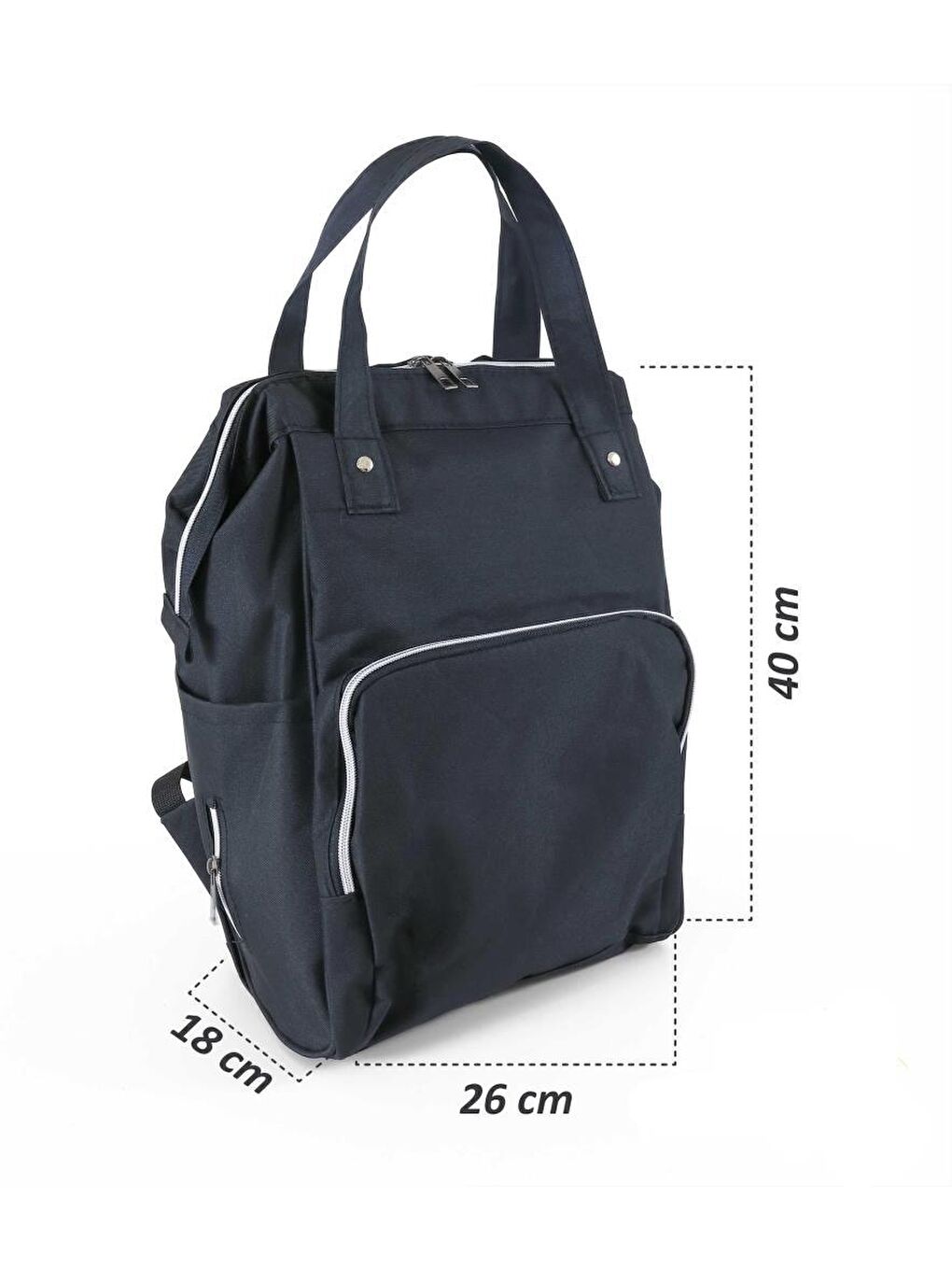 Anne Bebek Bakım Sırt Çantası Biberon Termoslu Sıvı Geçirmez Bebek Çantası-5