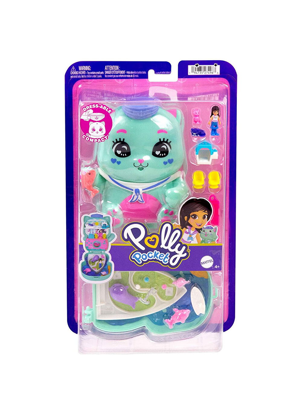 Kedicik Yelkende Mikro Oyuncak Seti JCR37-1