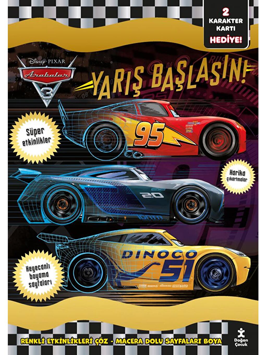 Dısney Arabalar- Parıltılı Etkinlikler Kitabı -
