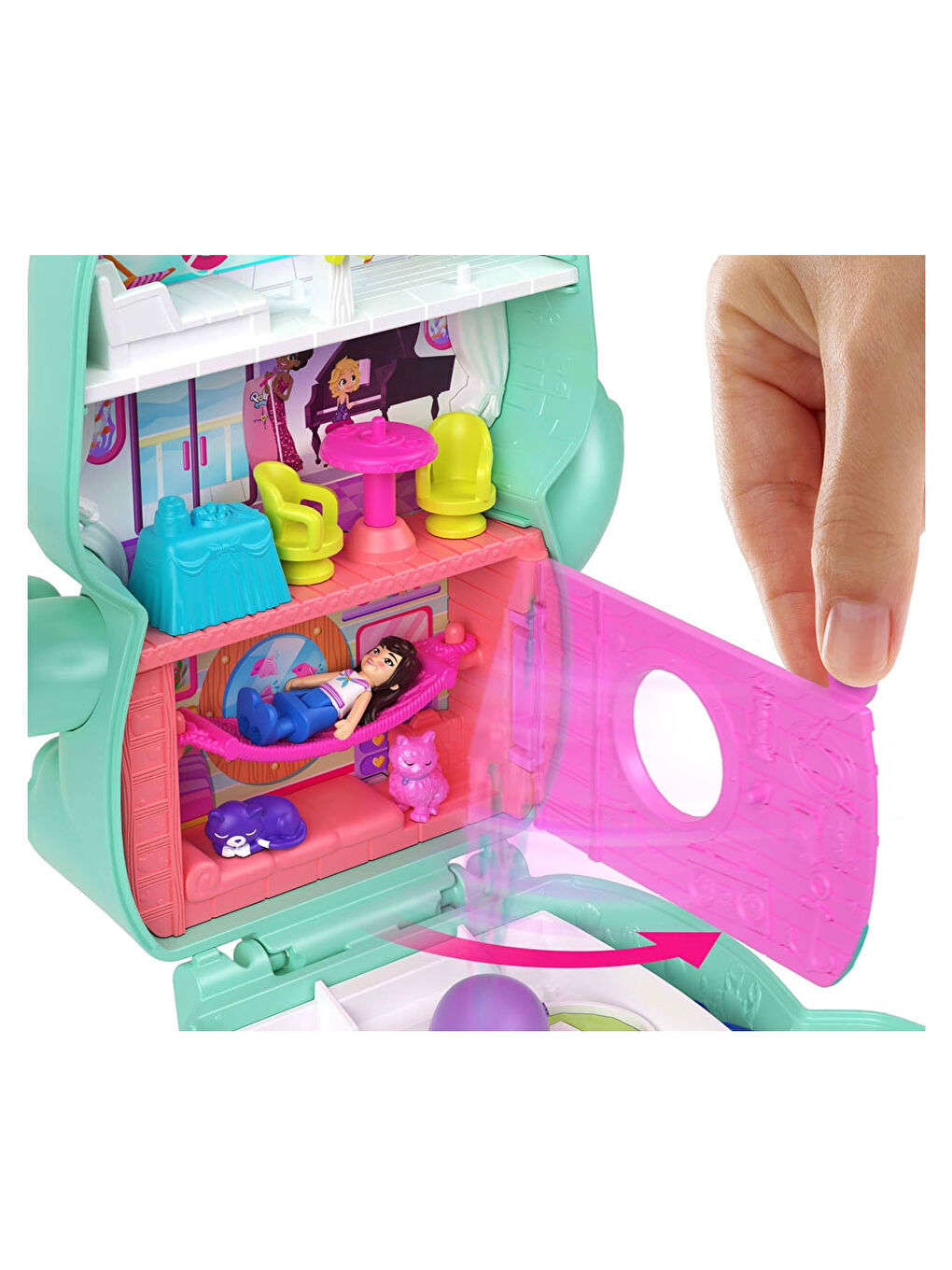 Kedicik Yelkende Mikro Oyuncak Seti JCR37-3