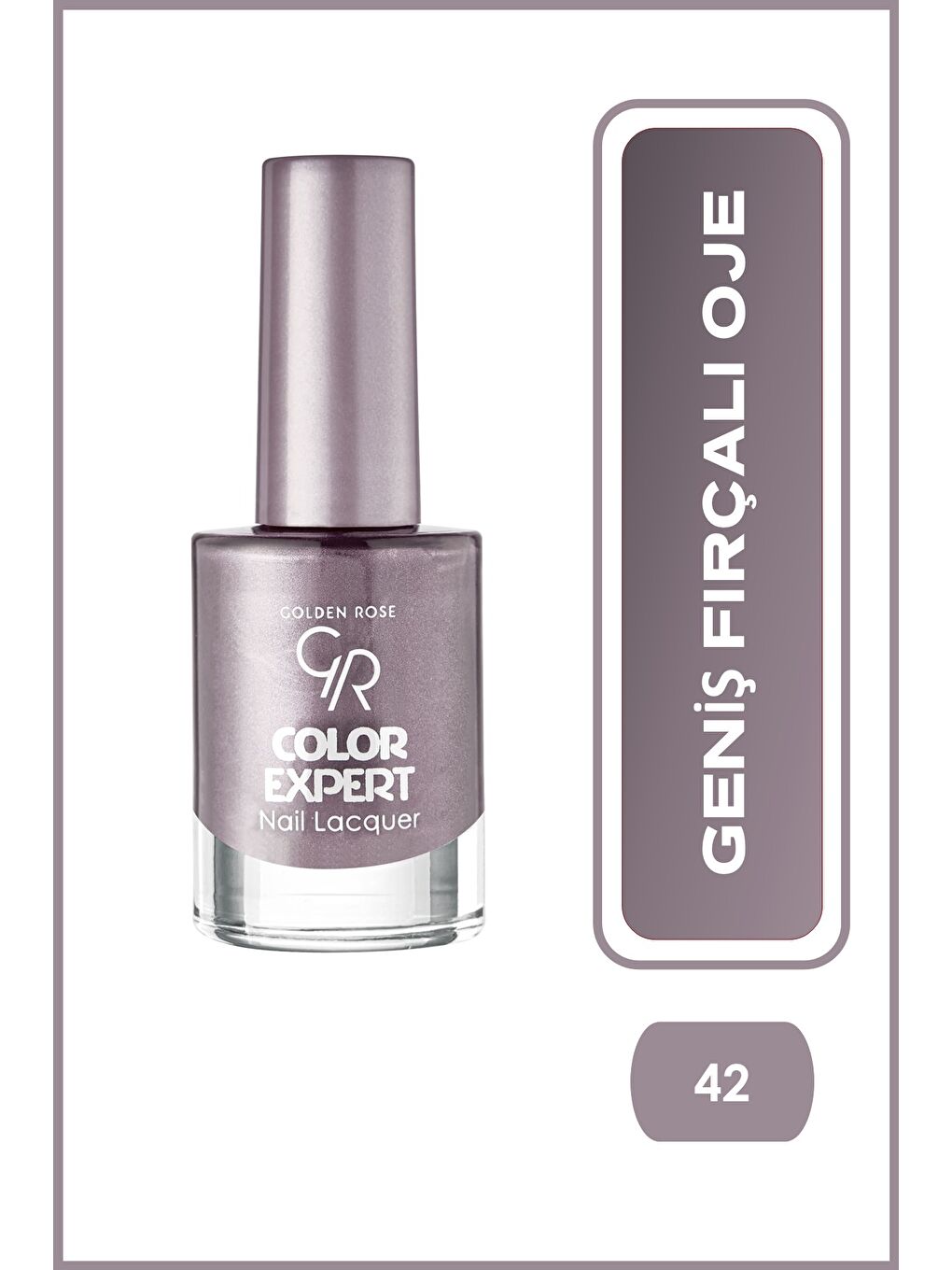 Color Expert Nail Lacquer No: 42 Lavender - Geniş Fırçalı Oje
