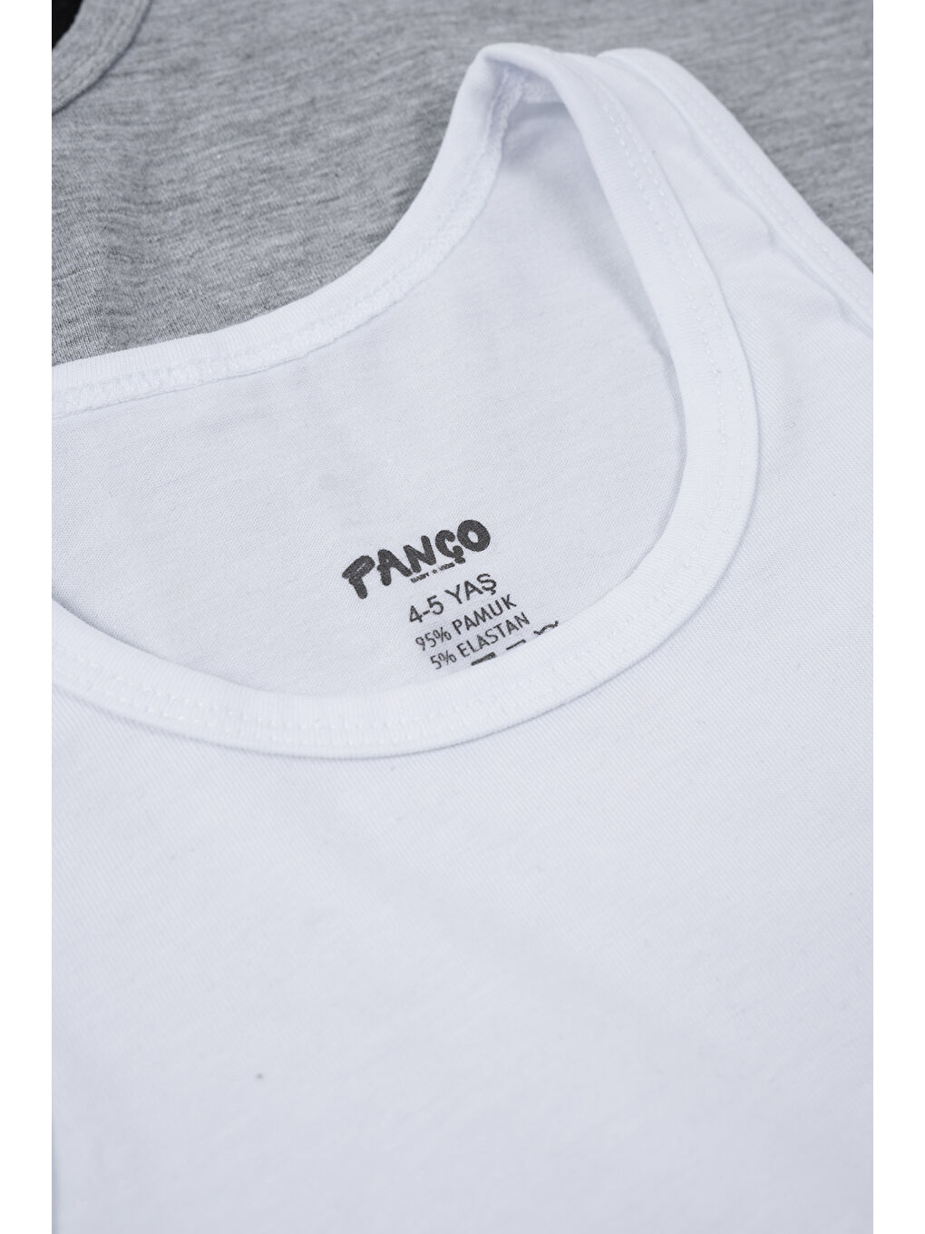 Karışık Erkek Çocuk Askılı 3'lü Atlet-2