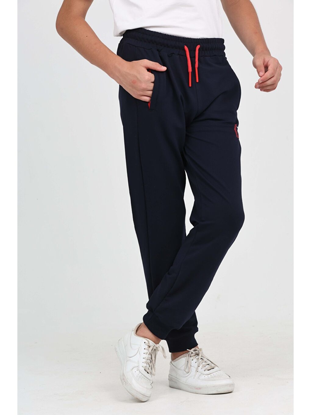 Lacivert Erkek Çocuk TN Baskılı Eşofman Alt-2