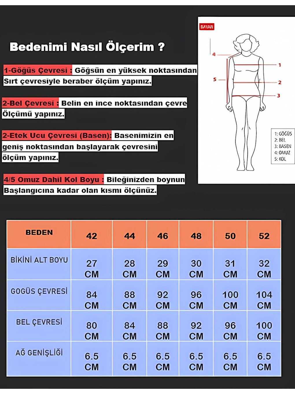 Kadın Saks Mavi Desenli Yüksel Bel Astarlı Büyük Beden Bikini Takımı HZL25S-LC22315-5-2