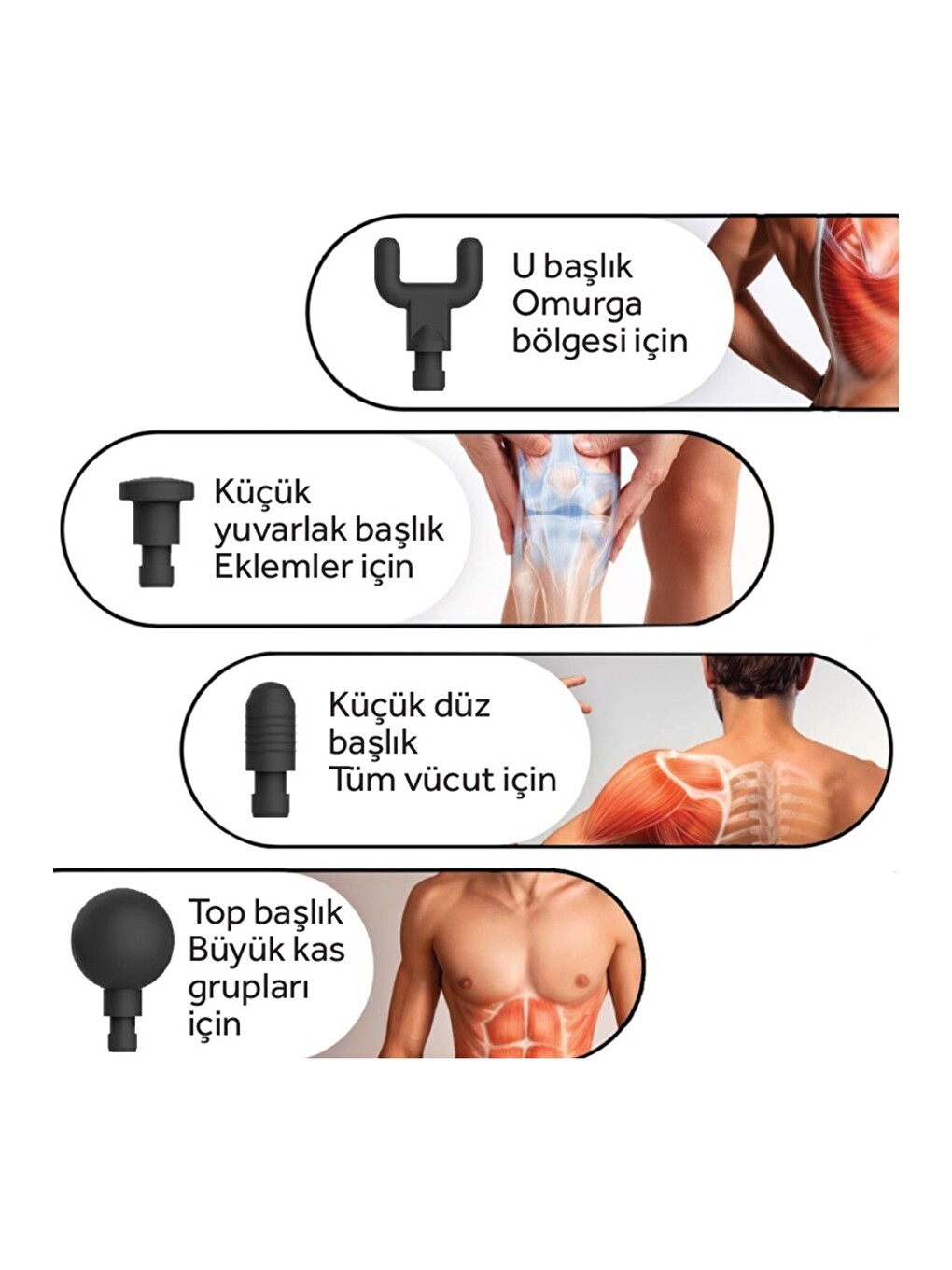 Massage Kablosuz Masaj Tabancası Şarjlı-3