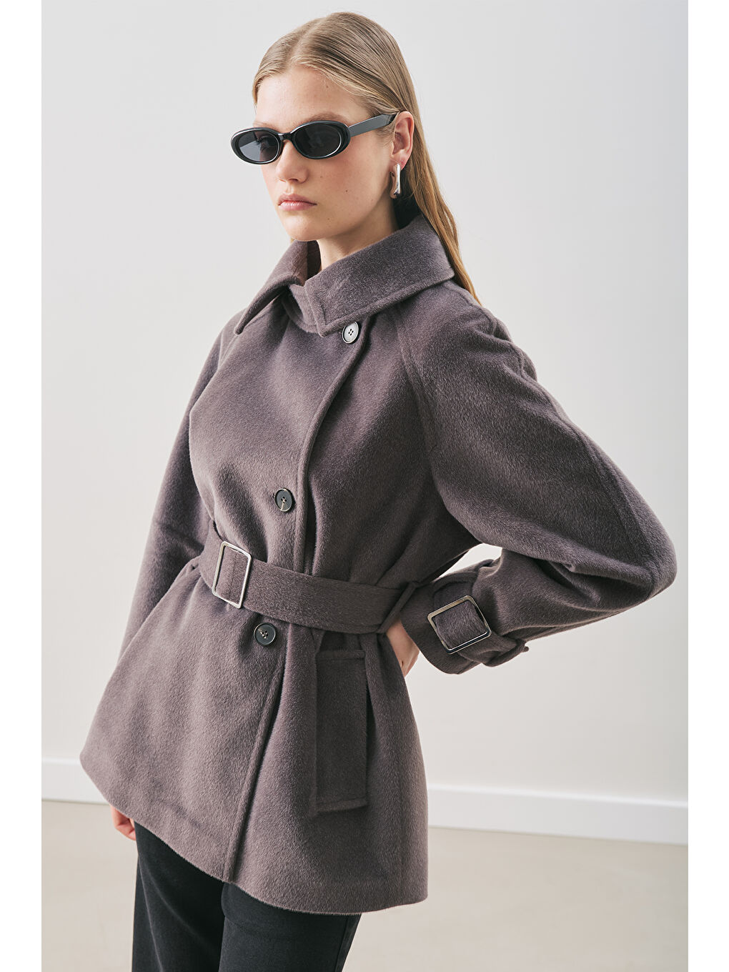 Premıum Kaşe Geniş Kaban Antrasit-2