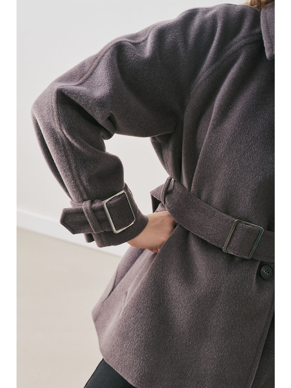 Premıum Kaşe Geniş Kaban Antrasit-3