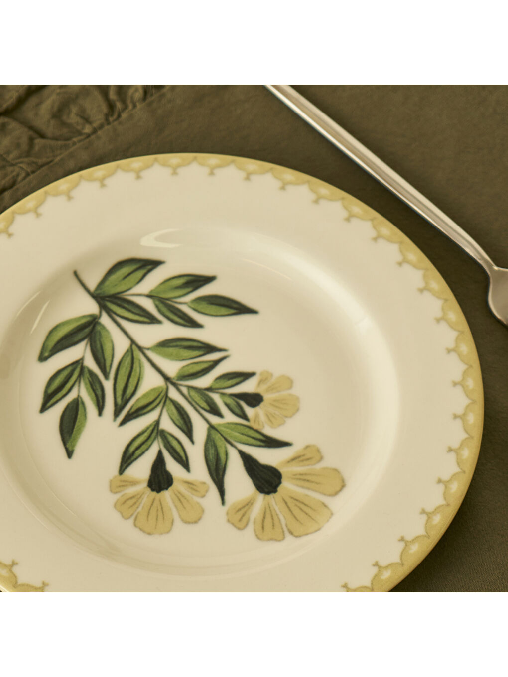 Karışık Lena Porselen 10 Parça 4 Kişilik Kahvaltı Takımı-3