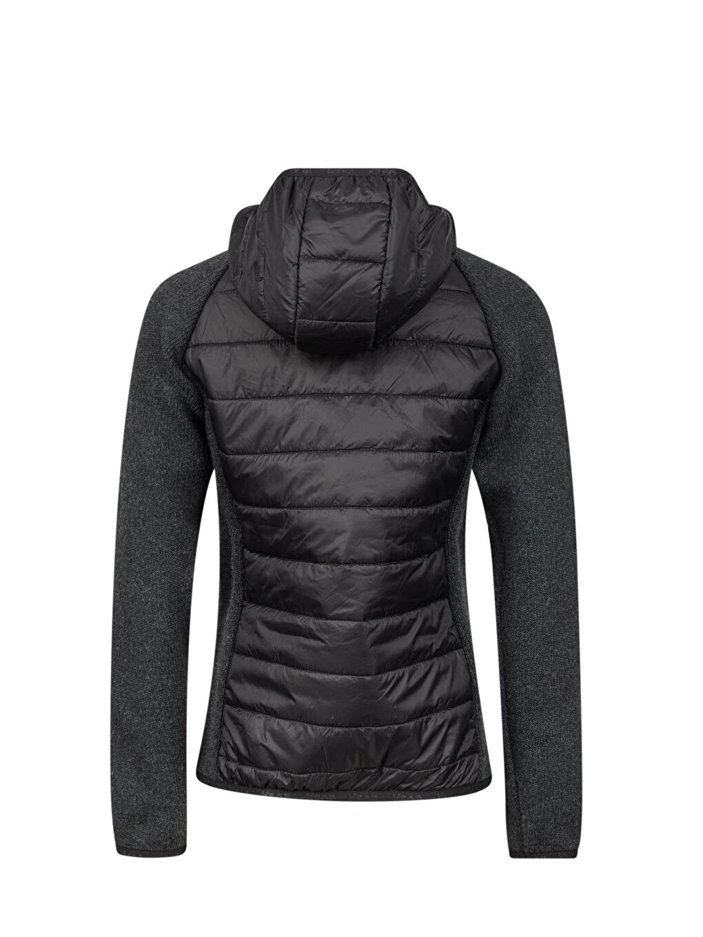 Lisa Kadın Kapüşonlu Tam Fermuarlı Sweat Siyah-3