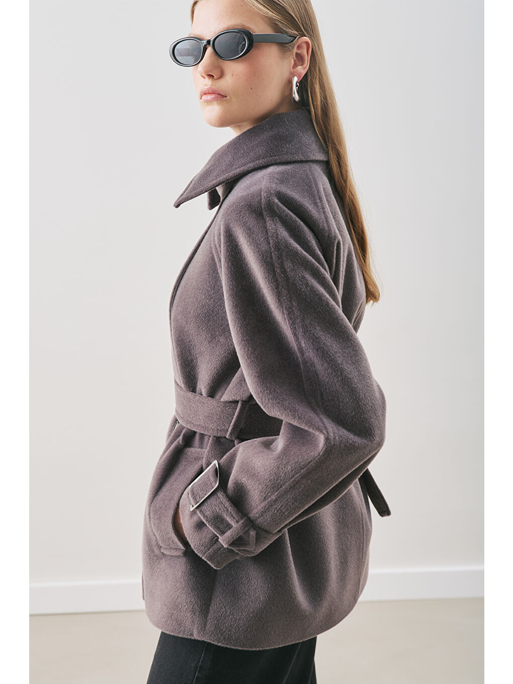 Premıum Kaşe Geniş Kaban Antrasit-4