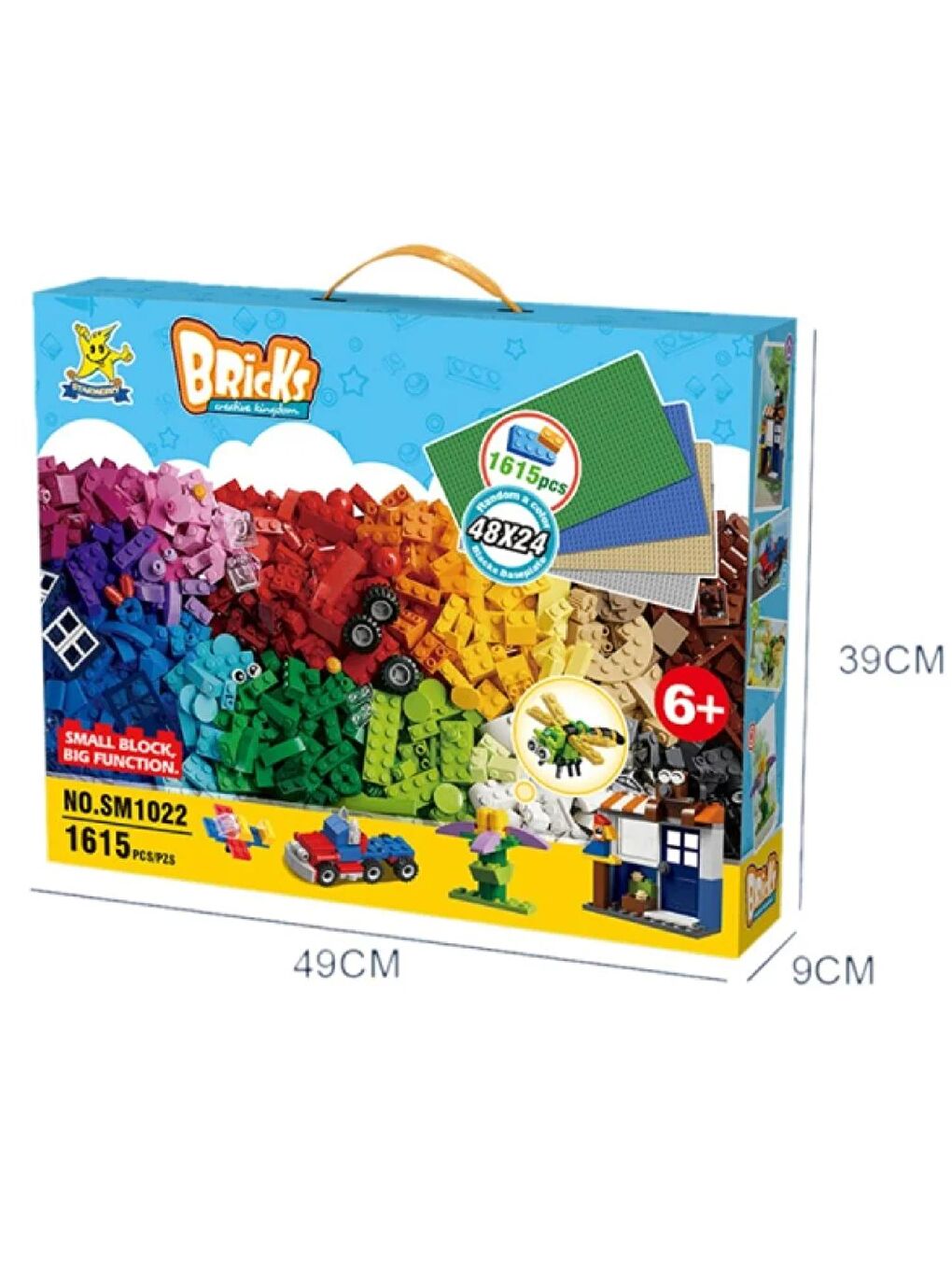 Bricks Lego Karışık Set 1615 Parça (SM1022) GKO