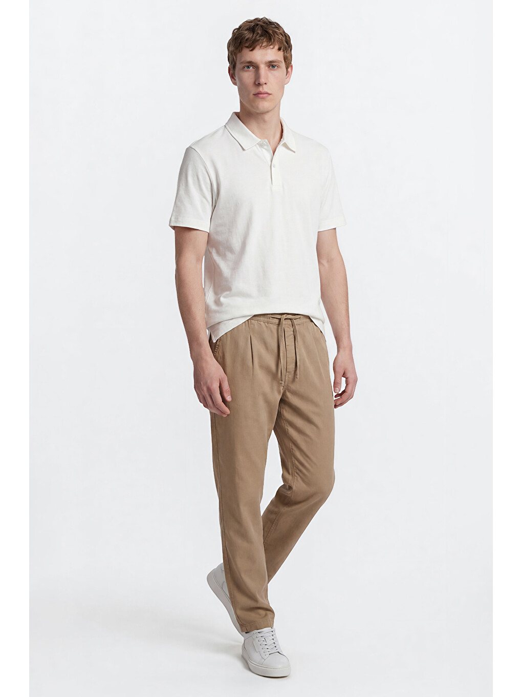Kahverengi Regular Fit Normal Kesim Yumuşak Dokulu Siyah Pantolon-2