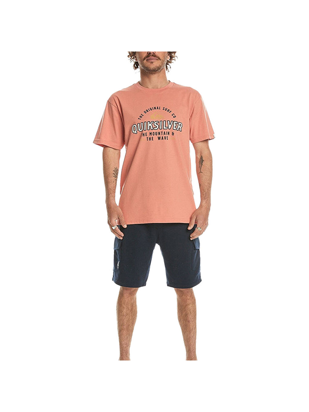 Turuncu Floating Around Erkek Tişört-2