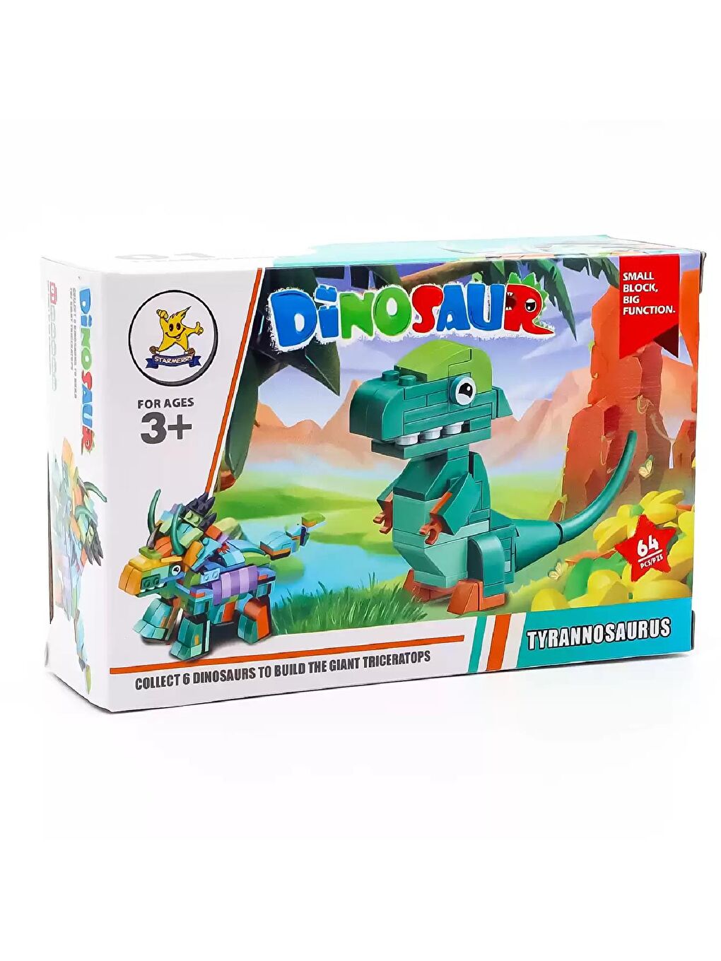 Bricks Lego Dinozor 01 Tyrannosaurus 64 Parça (SM2550-1) GKO