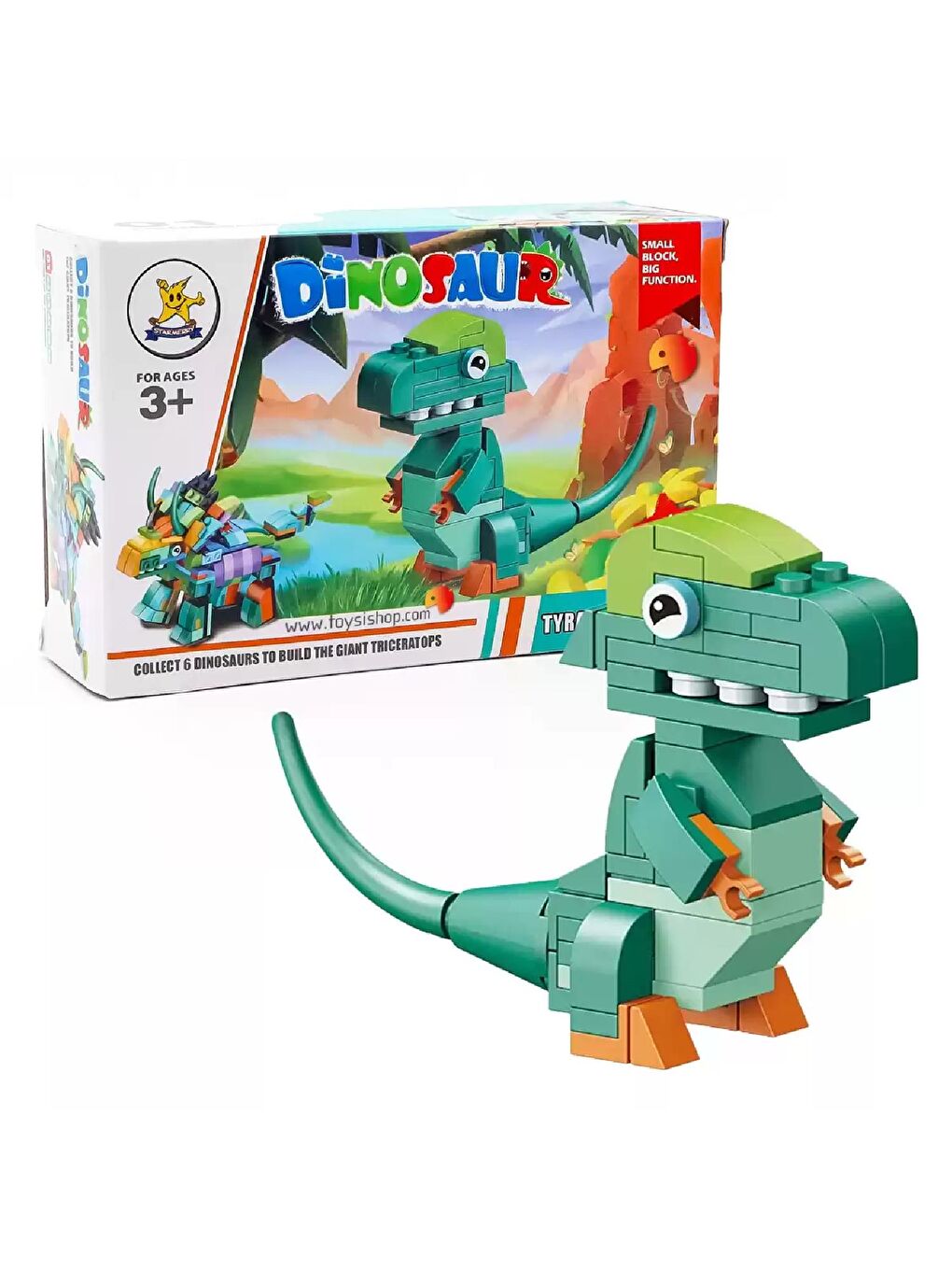 Bricks Lego Dinozor 01 Tyrannosaurus 64 Parça (SM2550-1) GKO-2