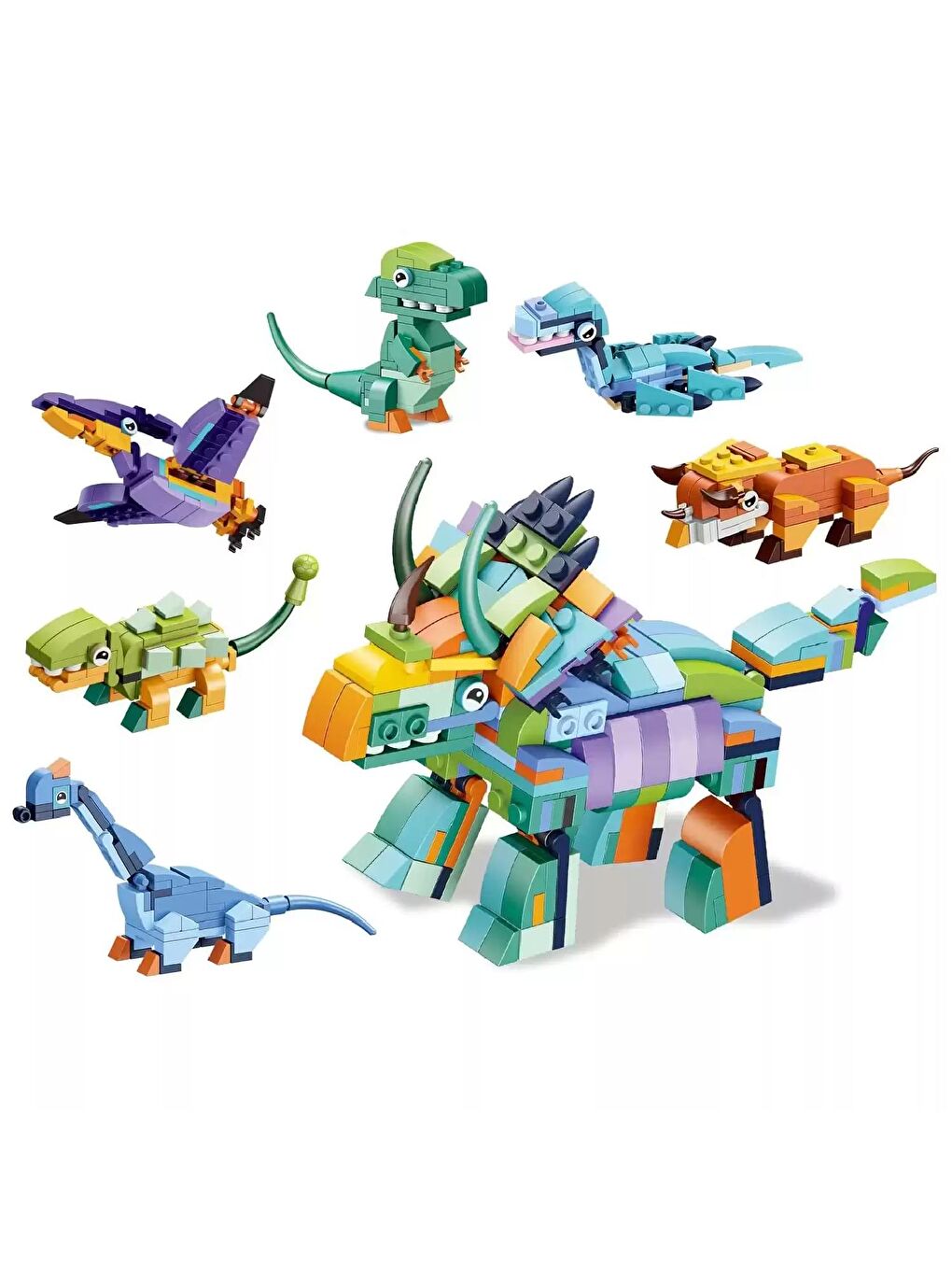 Bricks Lego Dinozor 01 Tyrannosaurus 64 Parça (SM2550-1) GKO-5