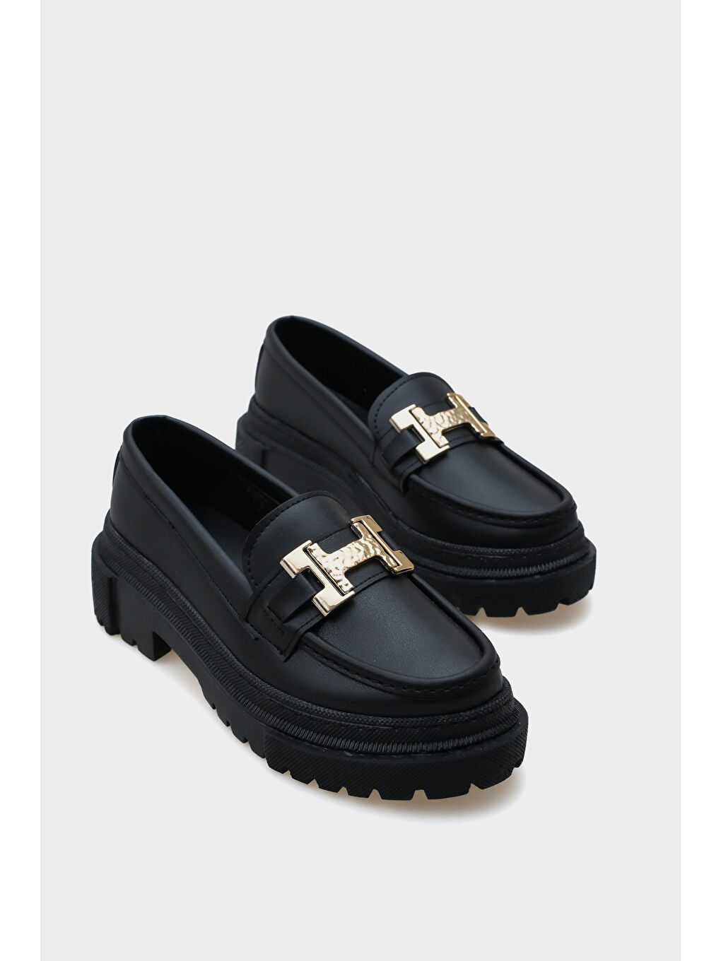 Siyah Casie Kadın Loafer-1