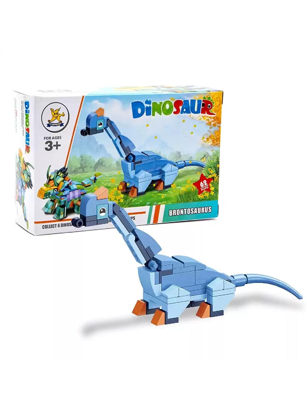 Bricks Lego Dinozor 03 Brontosaurus 62 Parça (SM2550-3) GKO