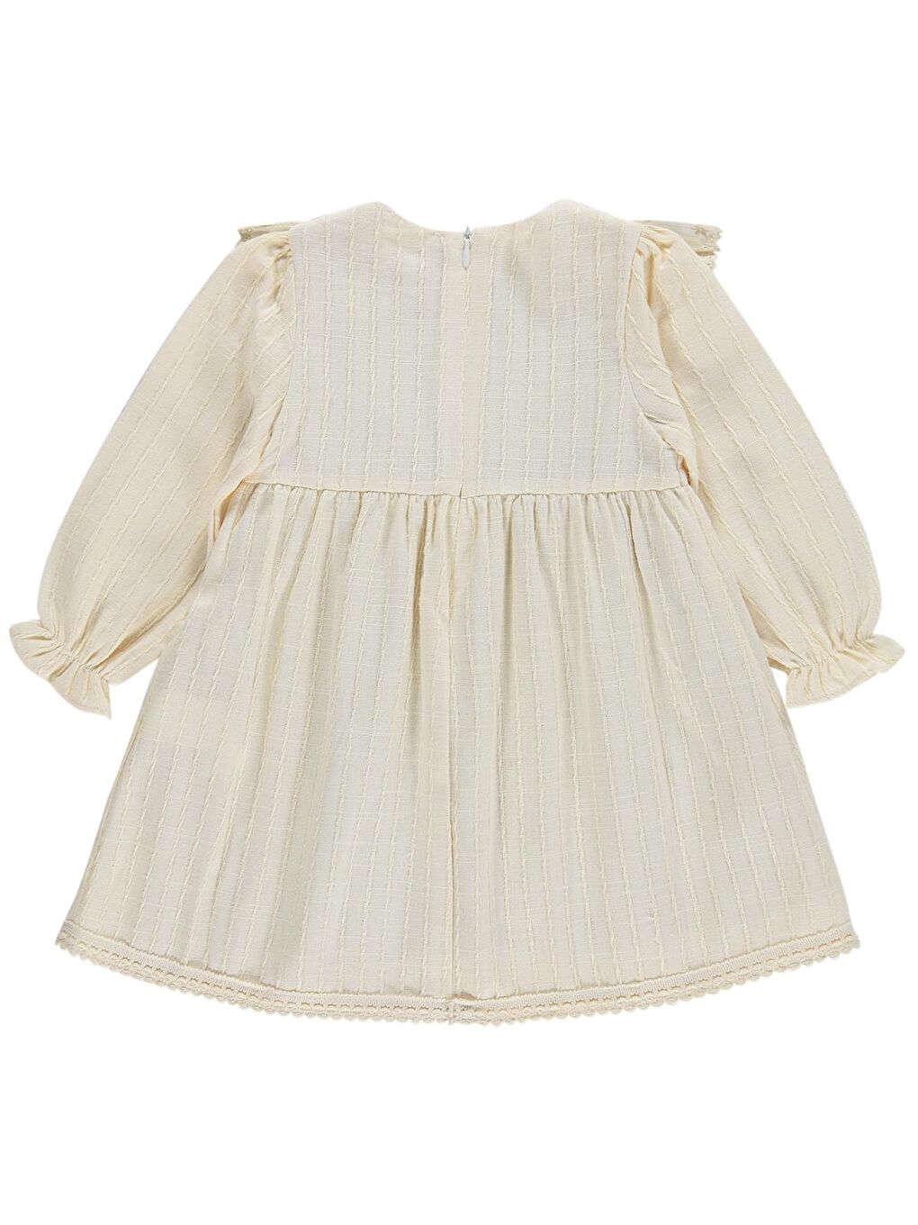 Girls Roba Fırfırlı 2-5 Yaş Elbise - Bej-2
