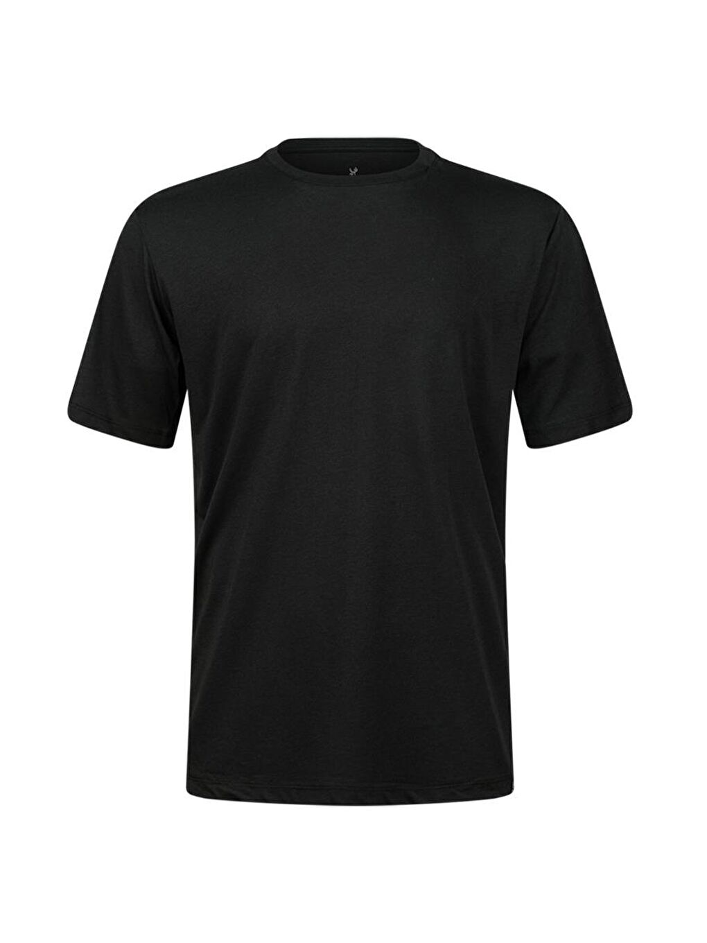 Siyah Axel Erkek Bisiklet Yaka T-shirt