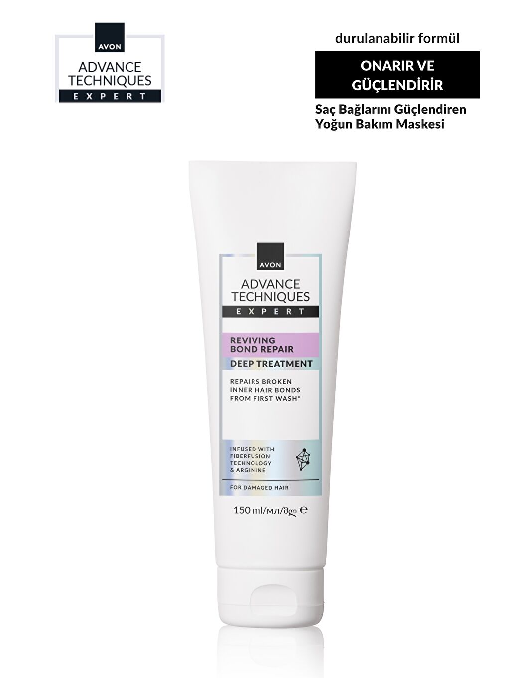 Advance Techniques Expert Saç Bağlarını Güçlendiren Canlandırıcı Yoğun Bakım Maskesi 150ml-1