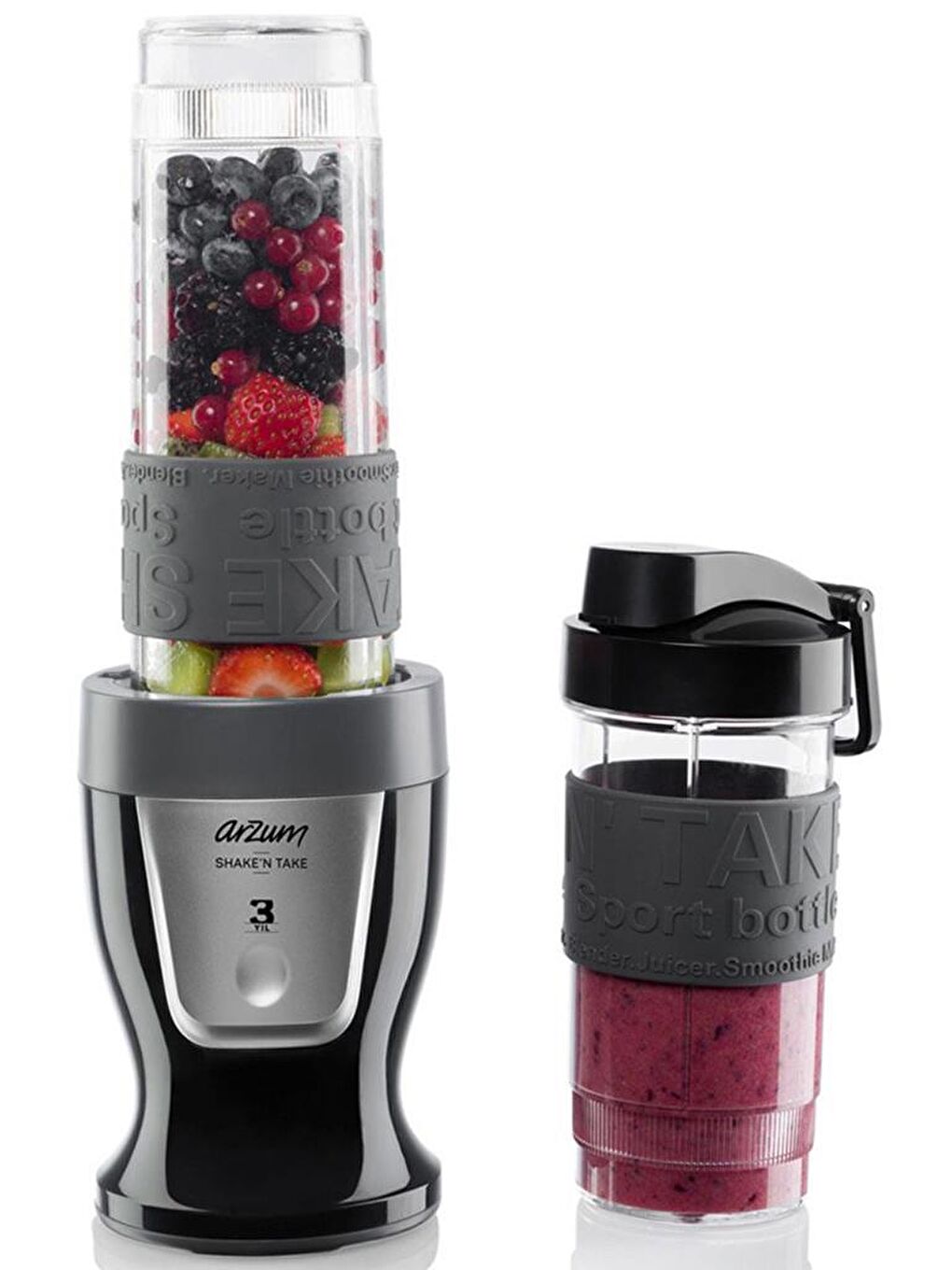 AR1032 Shake'N Take Siyah Kişisel 300 W Smoothie Blender