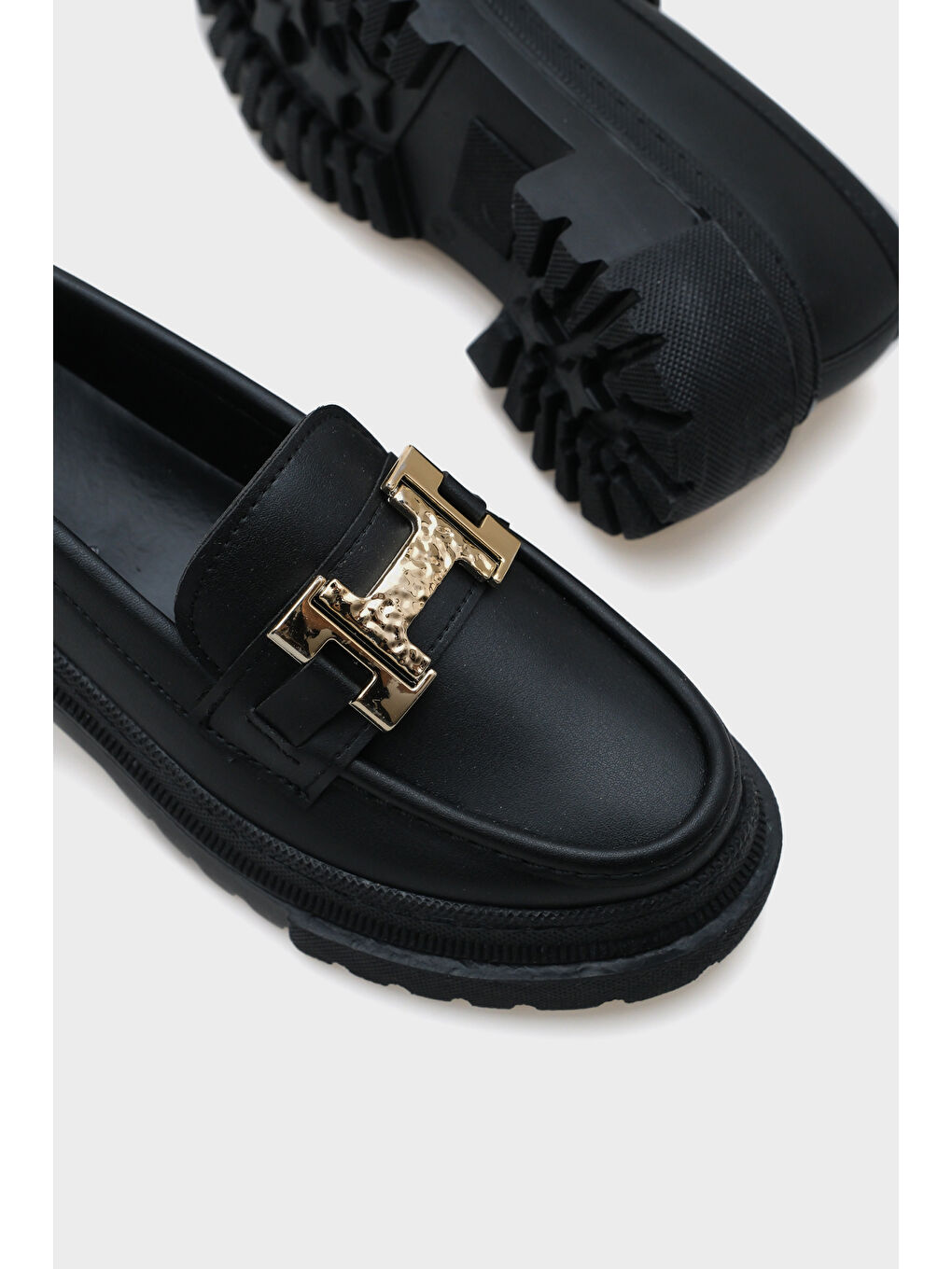 Siyah Casie Kadın Loafer-3