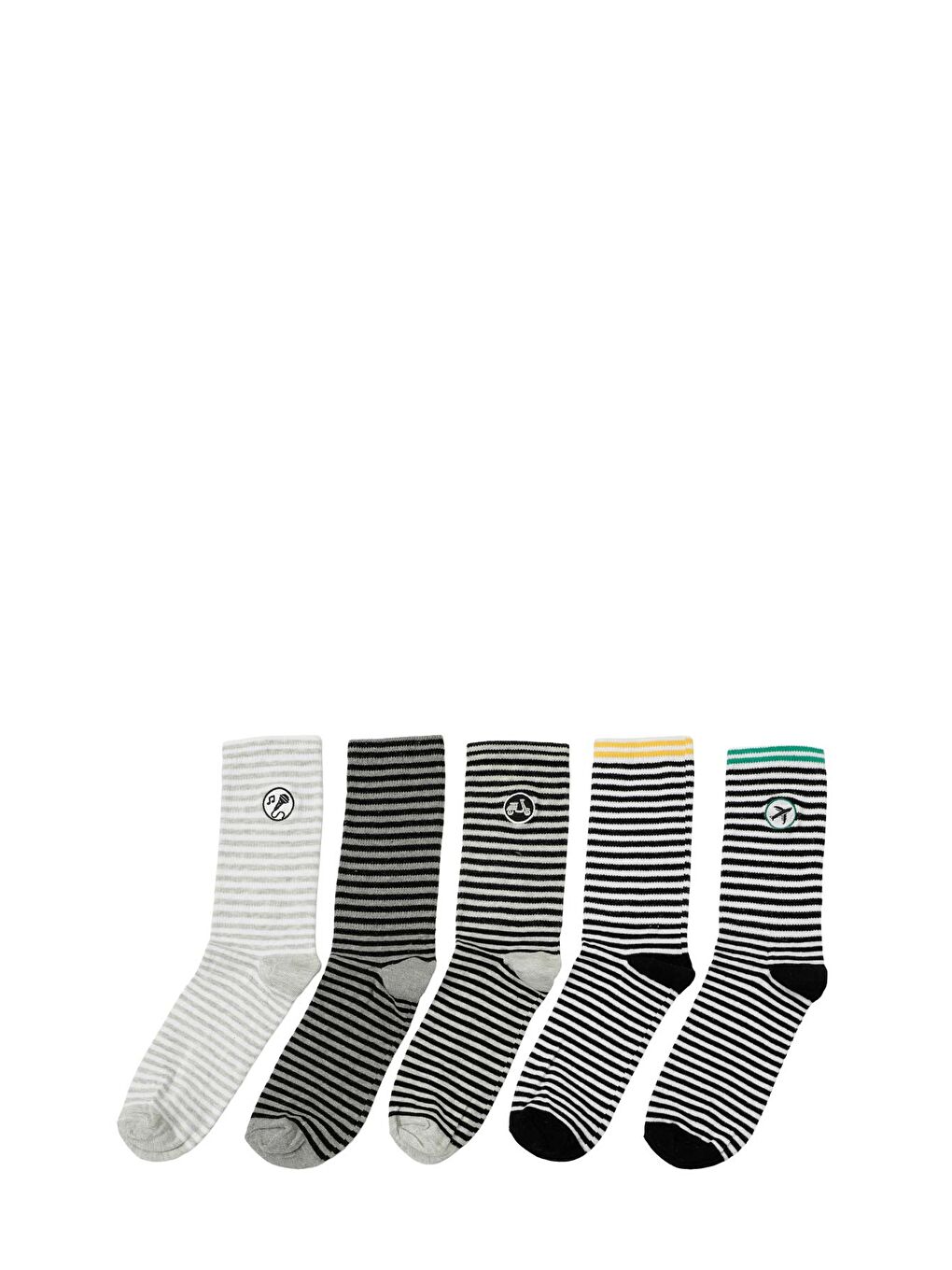 Karışık TRAVEL 5LI SKT-M 5PR Çok Renkli Erkek Soket Çorap