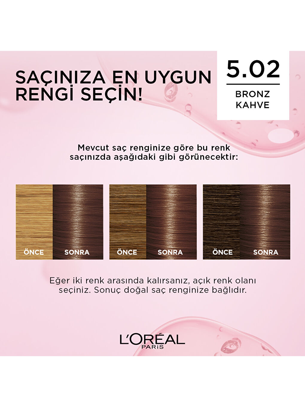 Excellence Creme Saç Boyası 5.02 Bronz Kahve-5