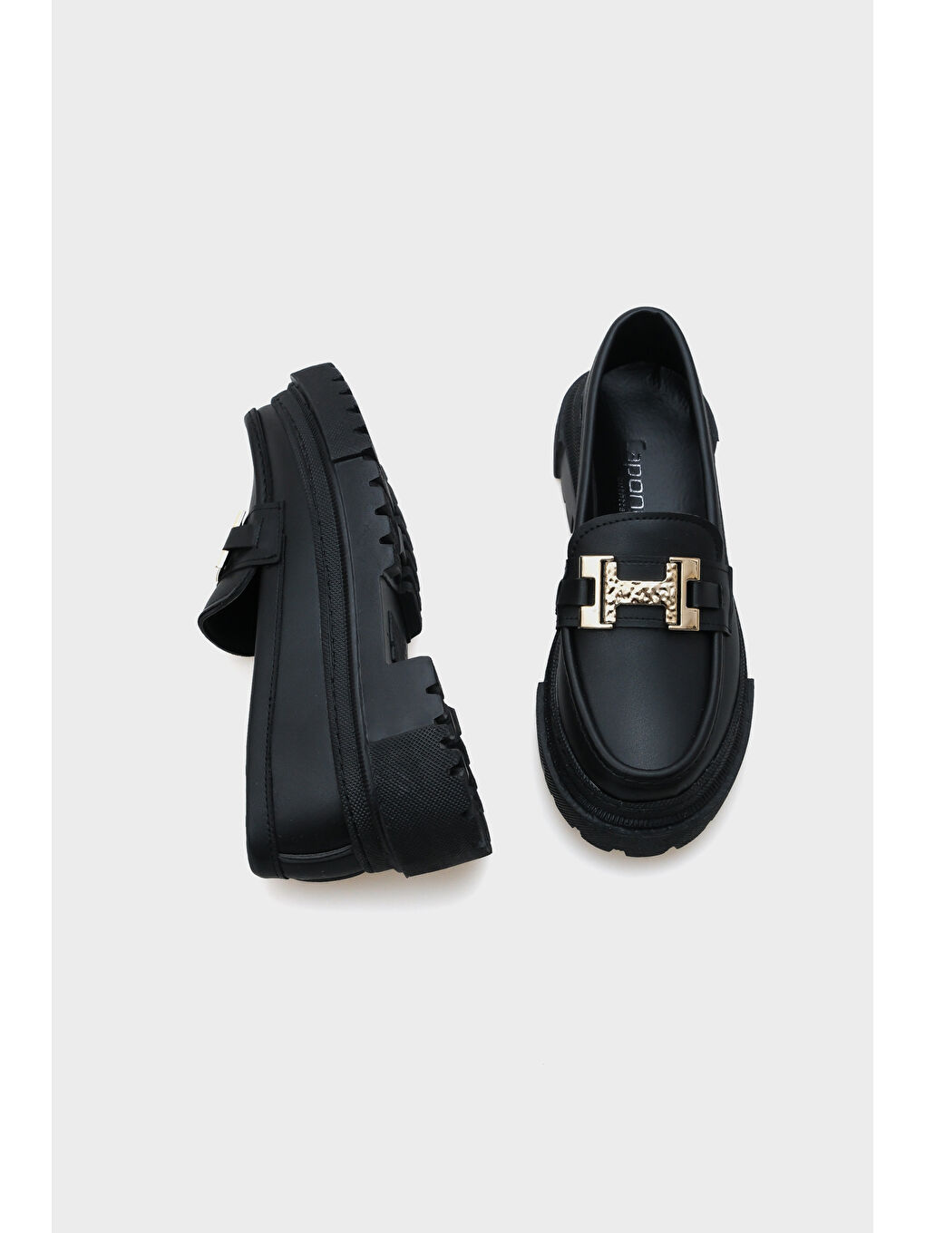 Siyah Casie Kadın Loafer-4