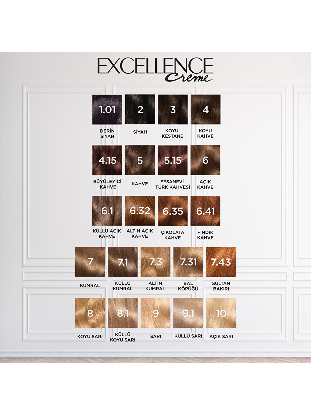Excellence Creme Saç Boyası 5.02 Bronz Kahve-6