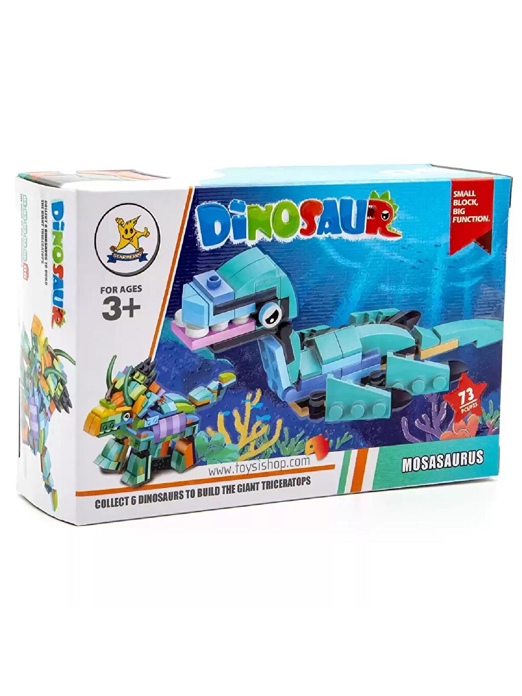 Bricks Lego Dinozor 06 Mosasaurus 73 Parça (SM2550-6) GKO-1