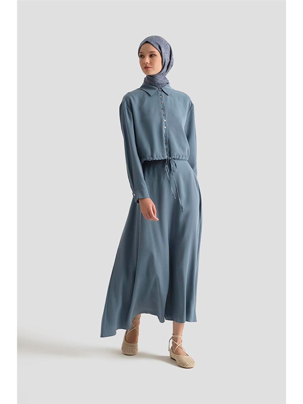 Mavi Lyocell Etek 25Yd4226-2 İndigo-1