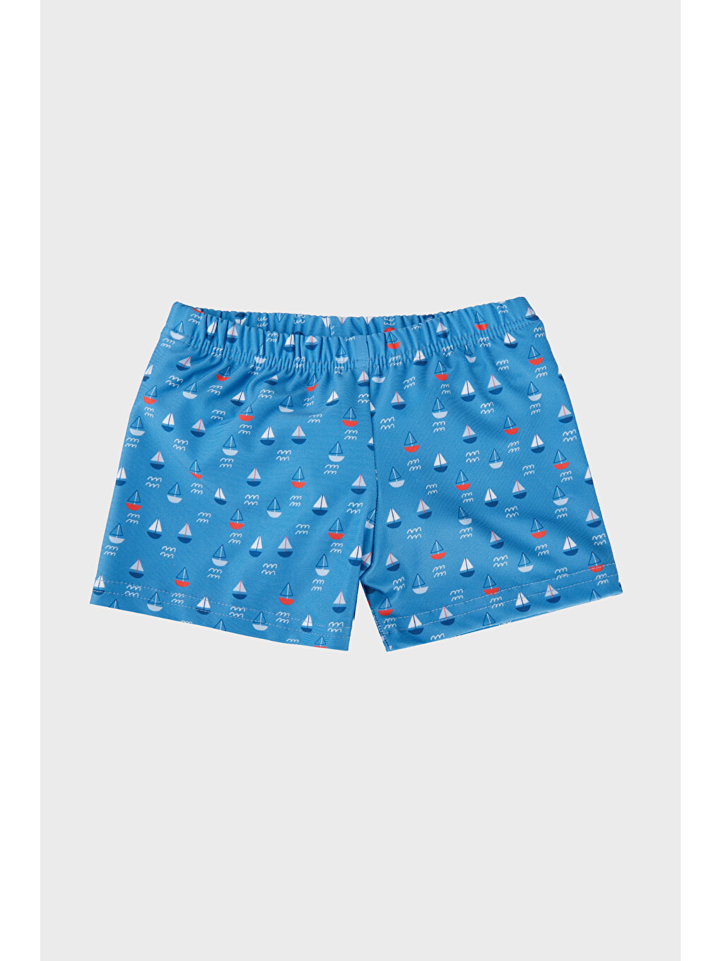Mavi Caspian Nappy Desenli Belden Bağlamalı Mayo Short SN2681000002