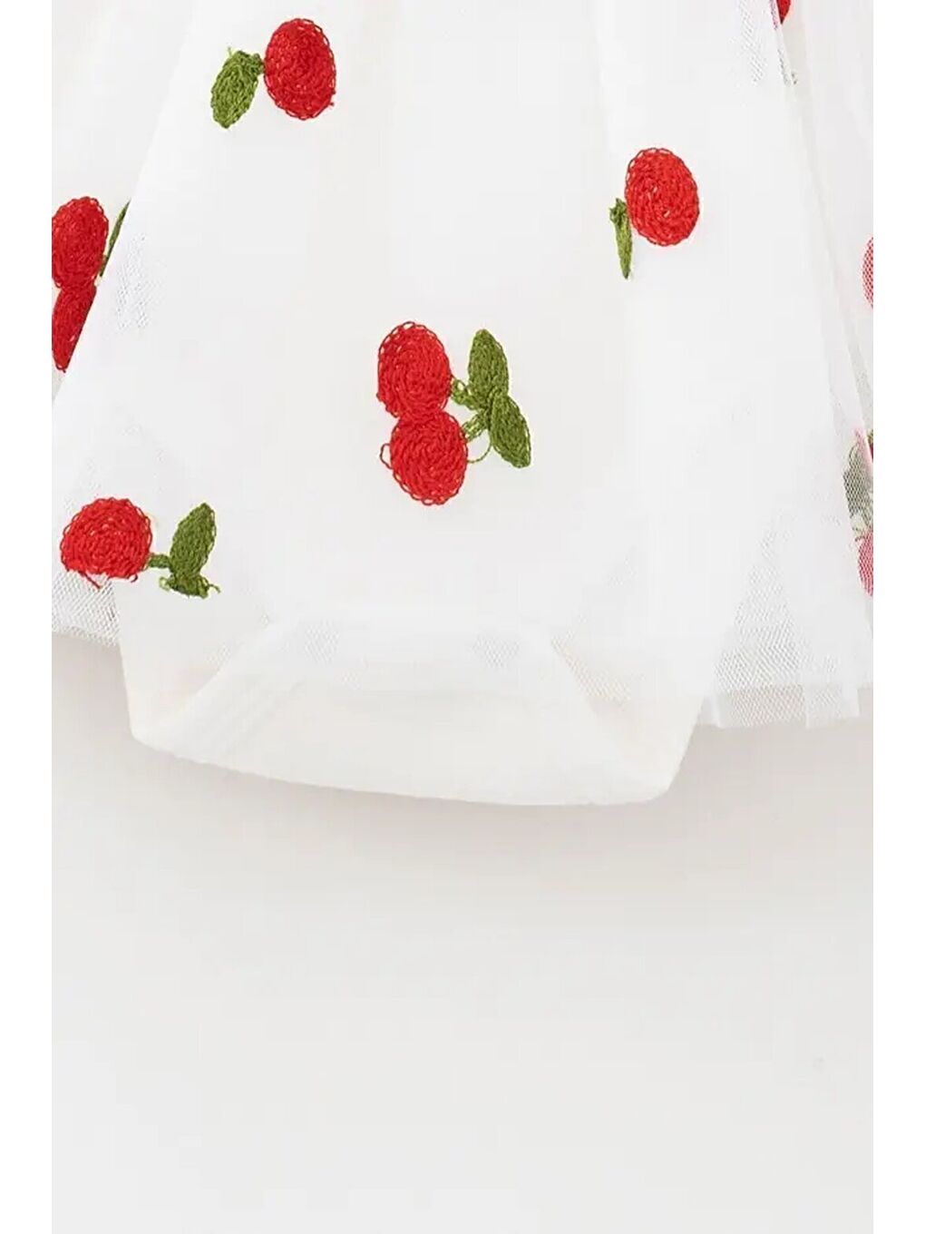 Beyaz Kız Bebek Çıtçıtlı Alt Elbise-3