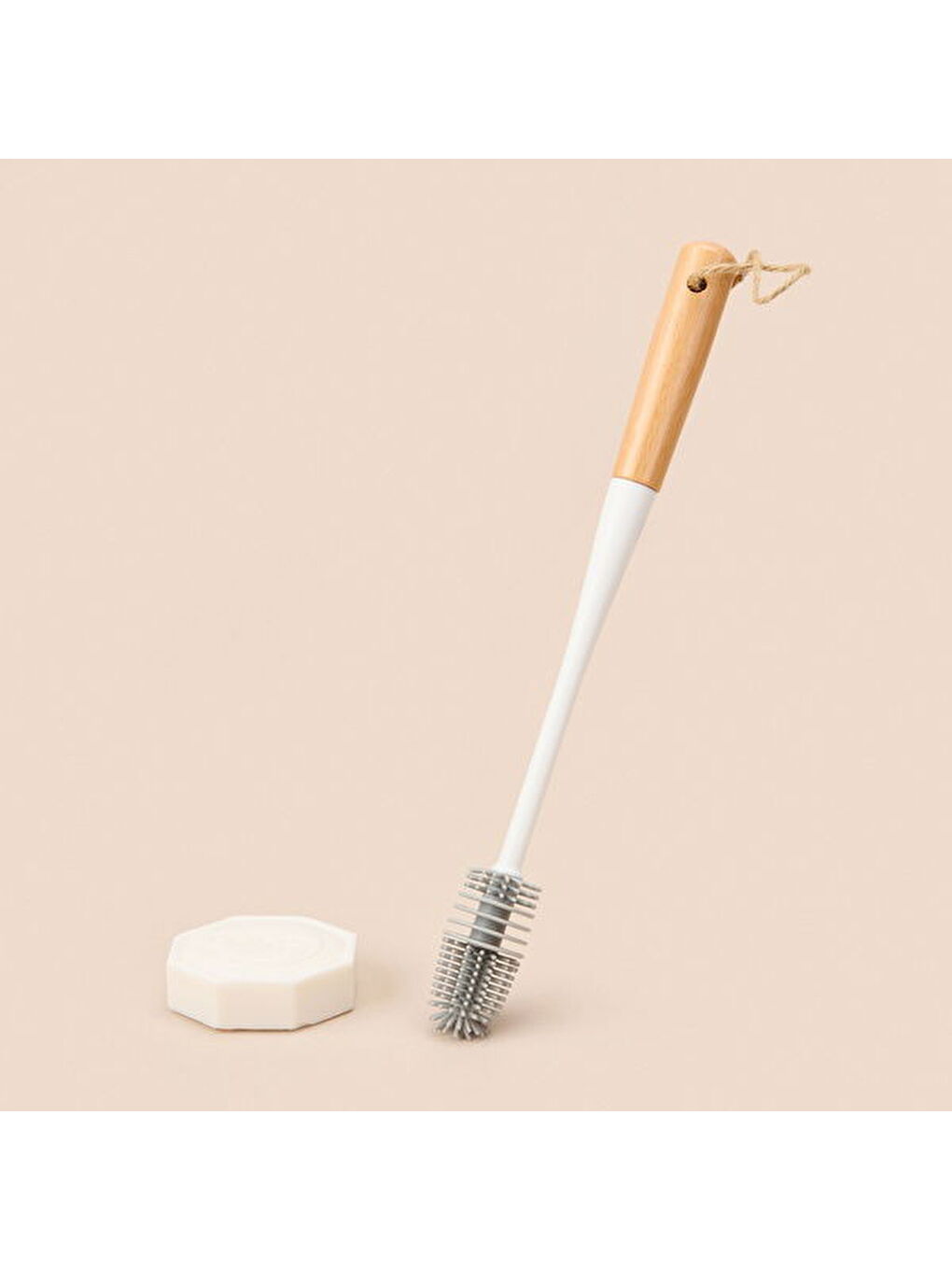 Karışık Bambu Saplı Şişe Fırçası - Asorti - 32 cm-1